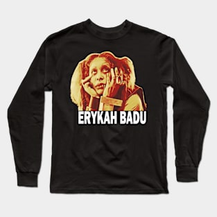 Erykah Badu Limit Color Long Sleeve T-Shirt